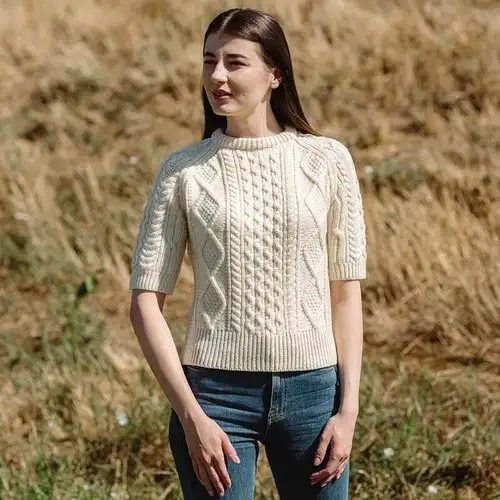 ML151 100 Ladies Ribbed Cable Knit Sweater 1 ShamrockGift 42123 30360 63564.1745482484